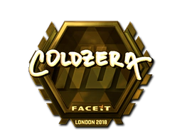 Sticker | coldzera (Gold) | London 2018 image