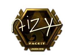Sticker | aizy (Gold) | London 2018 image