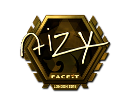 Sticker | aizy (Gold) | London 2018 image