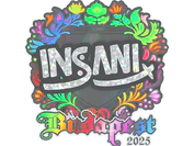 Sticker | insani (Holo) | Budapest 2025 image