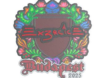 Sticker | Ex3rcice (Embroidered) | Budapest 2025 image