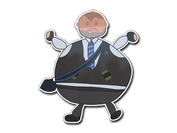 Sticker | Poorly Drawn Number K image