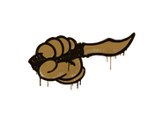 Sealed Graffiti | Backstab (Desert Amber) image