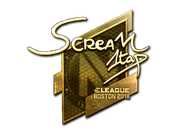 Sticker | ScreaM (Gold) | Boston 2018 image