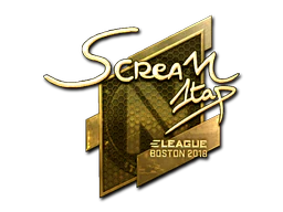 Sticker | ScreaM (Gold) | Boston 2018 image