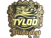Sticker | TYLOO (Gold) | Budapest 2025 image