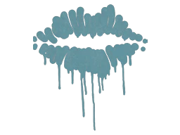 Sealed Graffiti | Kiss (Wire Blue)