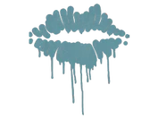 Sealed Graffiti | Kiss (Wire Blue) image