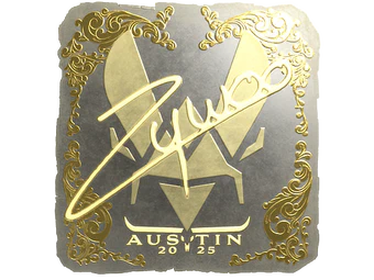 Sticker | ZywOo (Gold) | Austin 2025 image
