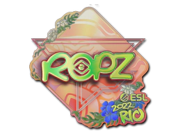 Sticker | ropz (Holo) | Rio 2022 image