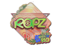 Sticker | ropz (Holo) | Rio 2022 image