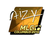 Sticker | aizy (Gold) | MLG Columbus 2016 image