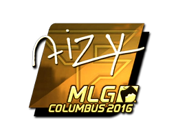 Sticker | aizy (Gold) | MLG Columbus 2016 image