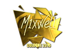 Sticker | mixwell (Gold) | Cologne 2016 image
