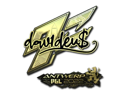 Sticker | dav1d (Gold) | Antwerp 2022 image