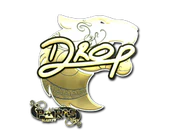 Sticker | drop (Gold) | Paris 2023 image