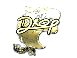 Sticker | drop (Gold) | Paris 2023 image