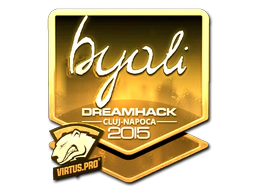 Sticker | byali (Gold) | Cluj-Napoca 2015 image