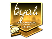 Sticker | byali (Gold) | Cluj-Napoca 2015 image