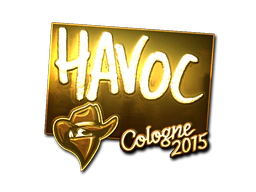 Sticker | Havoc (Gold) | Cologne 2015 image