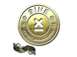 Sticker | 9INE (Gold) | Paris 2023 image