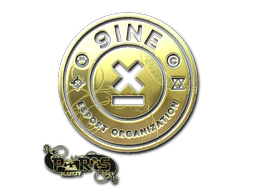 Sticker | 9INE (Gold) | Paris 2023 image