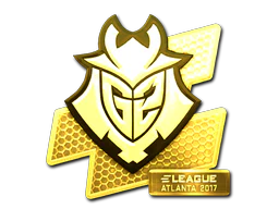 Sticker | G2 Esports (Gold) | Atlanta 2017 image