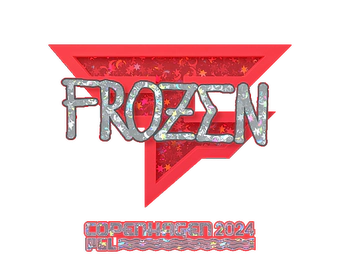 Sticker | frozen (Glitter) | Copenhagen 2024 image