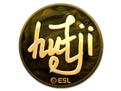 Sticker | hutji (Gold) | Katowice 2019 image