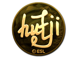 Sticker | hutji (Gold) | Katowice 2019 image