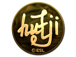 Sticker | hutji (Gold) | Katowice 2019 image