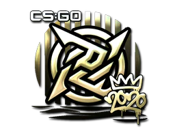 Sticker | Ninjas in Pyjamas (Gold) | 2020 RMR image