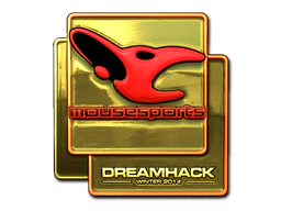 Sticker | mousesports (Gold) | DreamHack 2014 image