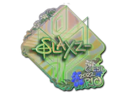 Sticker | slaxz- (Holo) | Rio 2022 image