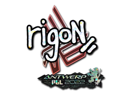 Sticker | rigoN (Glitter) | Antwerp 2022 image