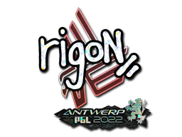 Sticker | rigoN (Glitter) | Antwerp 2022 image