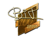 Sticker | BIT (Gold) | Boston 2018 image
