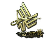 Sticker | juanflatroo (Gold) | Antwerp 2022 image