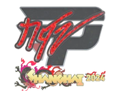 Sticker | NQZ (Glitter) | Shanghai 2024 image