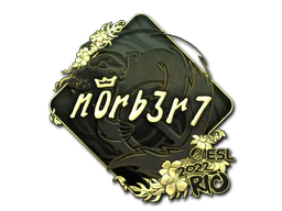 Sticker | n0rb3r7 (Gold) | Rio 2022 image