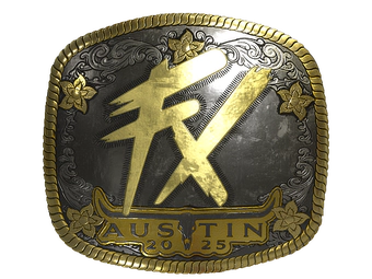 Sticker | Fluxo (Gold) | Austin 2025 image