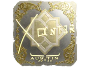 Sticker | Xant3r (Gold) | Austin 2025 image