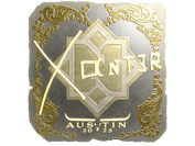 Sticker | Xant3r (Gold) | Austin 2025 image