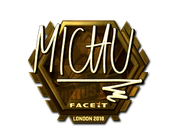 Sticker | MICHU (Gold) | London 2018 image