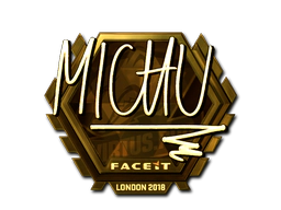 Sticker | MICHU (Gold) | London 2018 image