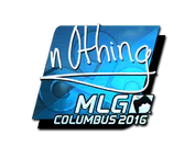 Sticker | n0thing (Foil) | MLG Columbus 2016 image