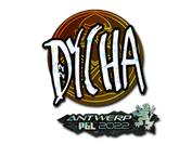 Sticker | dycha (Glitter) | Antwerp 2022 image