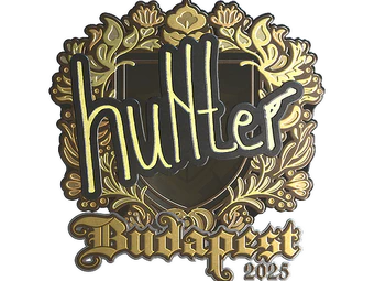Sticker | huNter- (Gold) | Budapest 2025 image