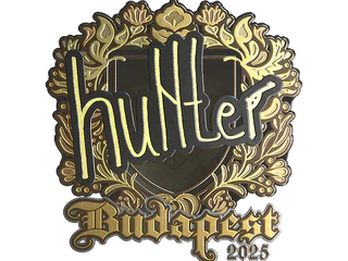 Sticker | huNter- (Gold) | Budapest 2025