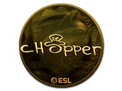 Sticker | chopper (Gold) | Katowice 2019 image